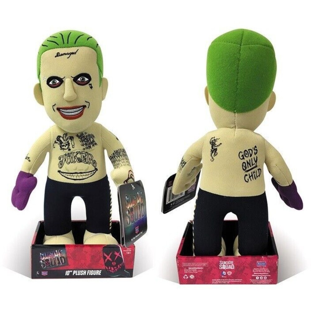 Bleacher Creatures DC Suicide Squad Joker 10in Tattoo Plush Doll Toy SDCC 2016